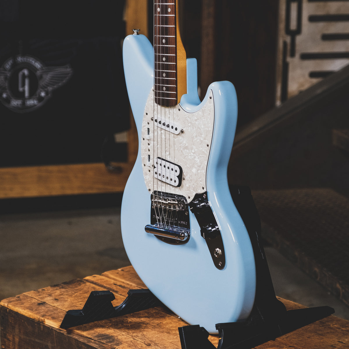 2021 Fender Kurt Cobain Jag-Stang, Sonic Blue With OGB - Used