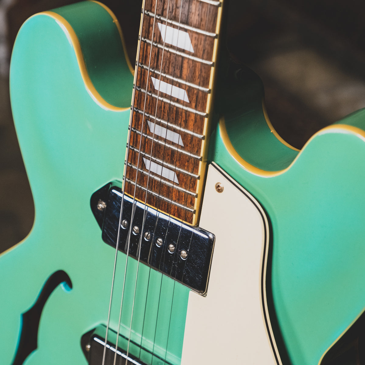 1997 Epiphone Casino VT-TQ Electric Guitar, Turquoise w/OHSC - Used