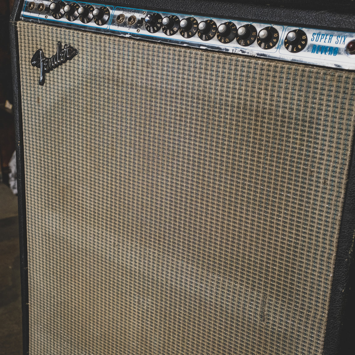 1974 Fender Super Six Reverb 6x10 100-Watt Combo Amplifier - Vintage