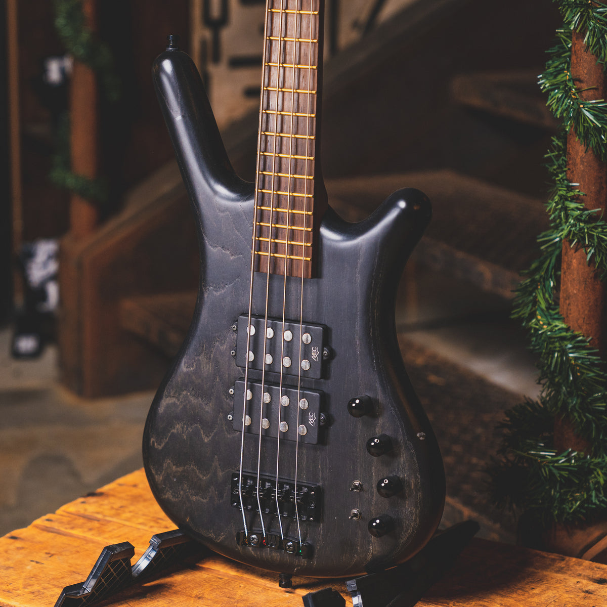 2006 Warwick Corvette $$ Double Buck 4 String Bass Guitar, With OGB - Used