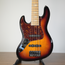 F Clef USA Custom J Style 5 String Left-Handed Bass Guitar, Sunburst - Used