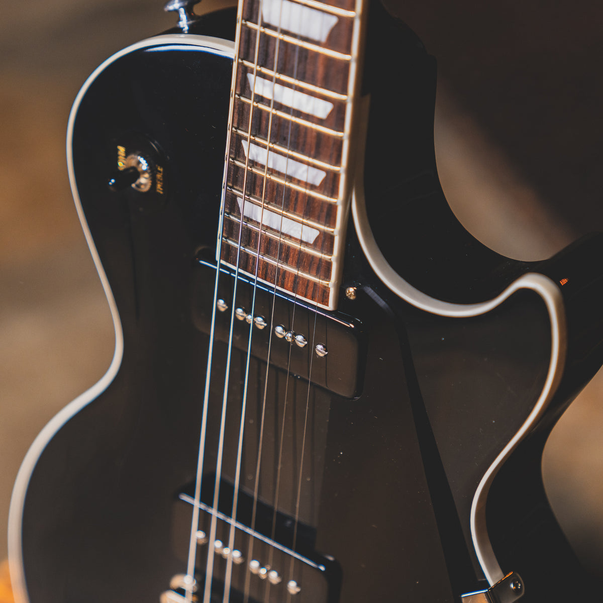 2018 Gibson Les Paul Classic P-90, Ebony w/OHSC - Used