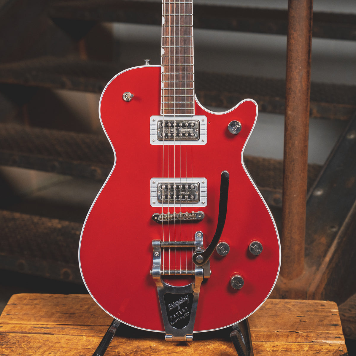 2018 Gretsch G6131T Players Edition Jet, Firebird Red with OHSC - Used
