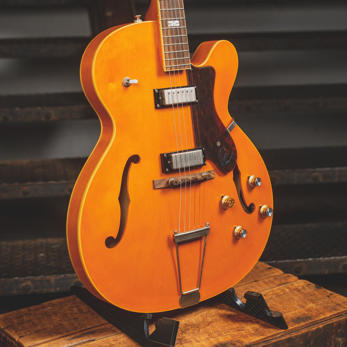 Epiphone Limited Edition John Lee Hooker 100th Anniversary Zephyr Outfit Electric Guitar, Antique Natural With OHSC - Used