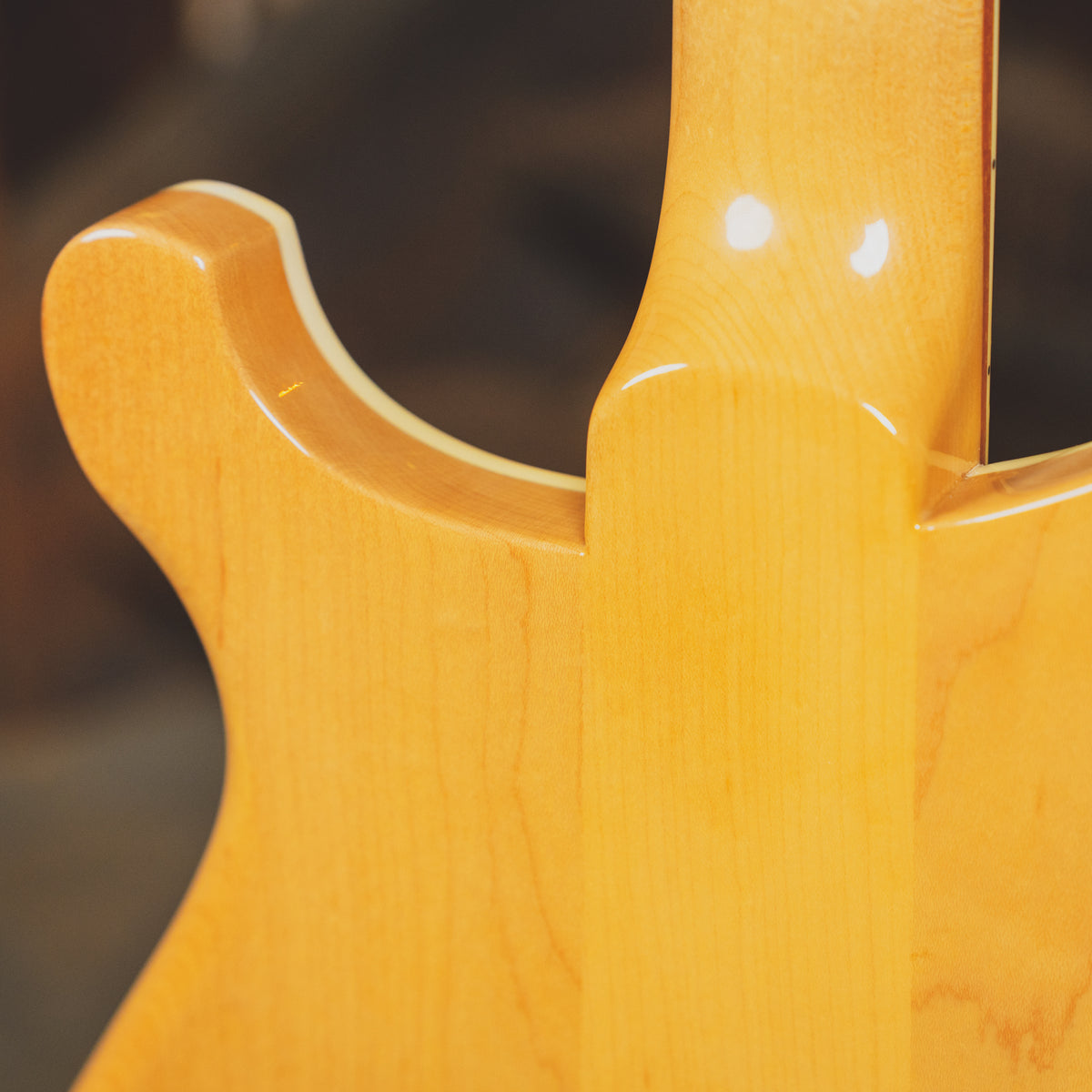 1969 Rickenbacker 4001 Bass Guitar, Mapleglo with OHSC - Used
