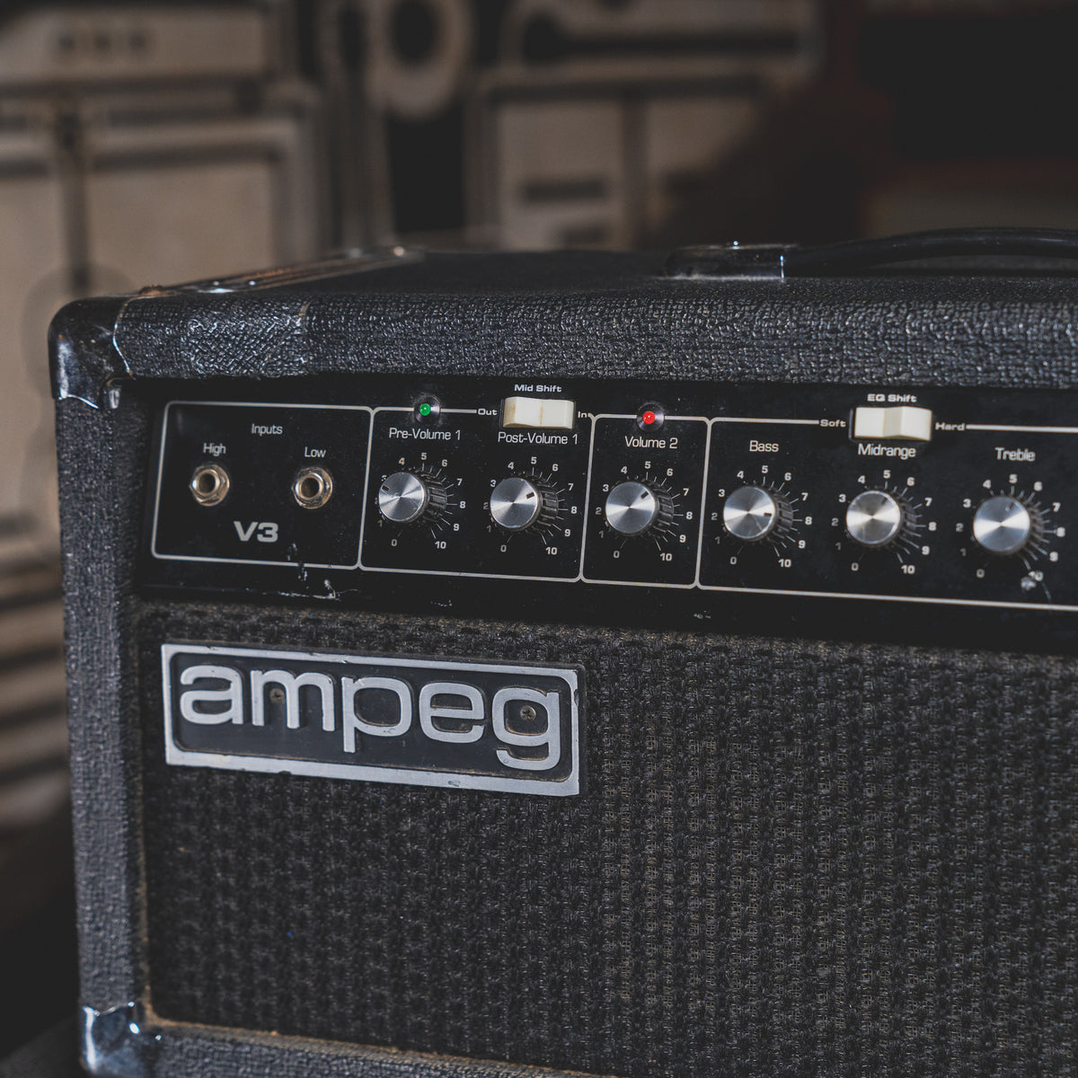 Ampeg 1985 V3 Amplifier Head And Cabinet - Used