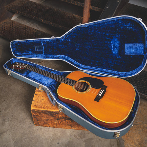 Martin 1973 D-28 Acoustic Guitar, Natural With OHSC - Used