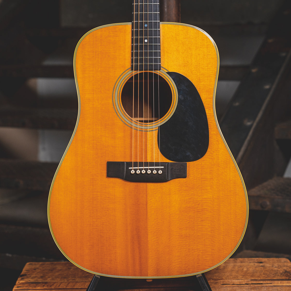 Martin 1973 D-28 Acoustic Guitar, Natural With OHSC - Used
