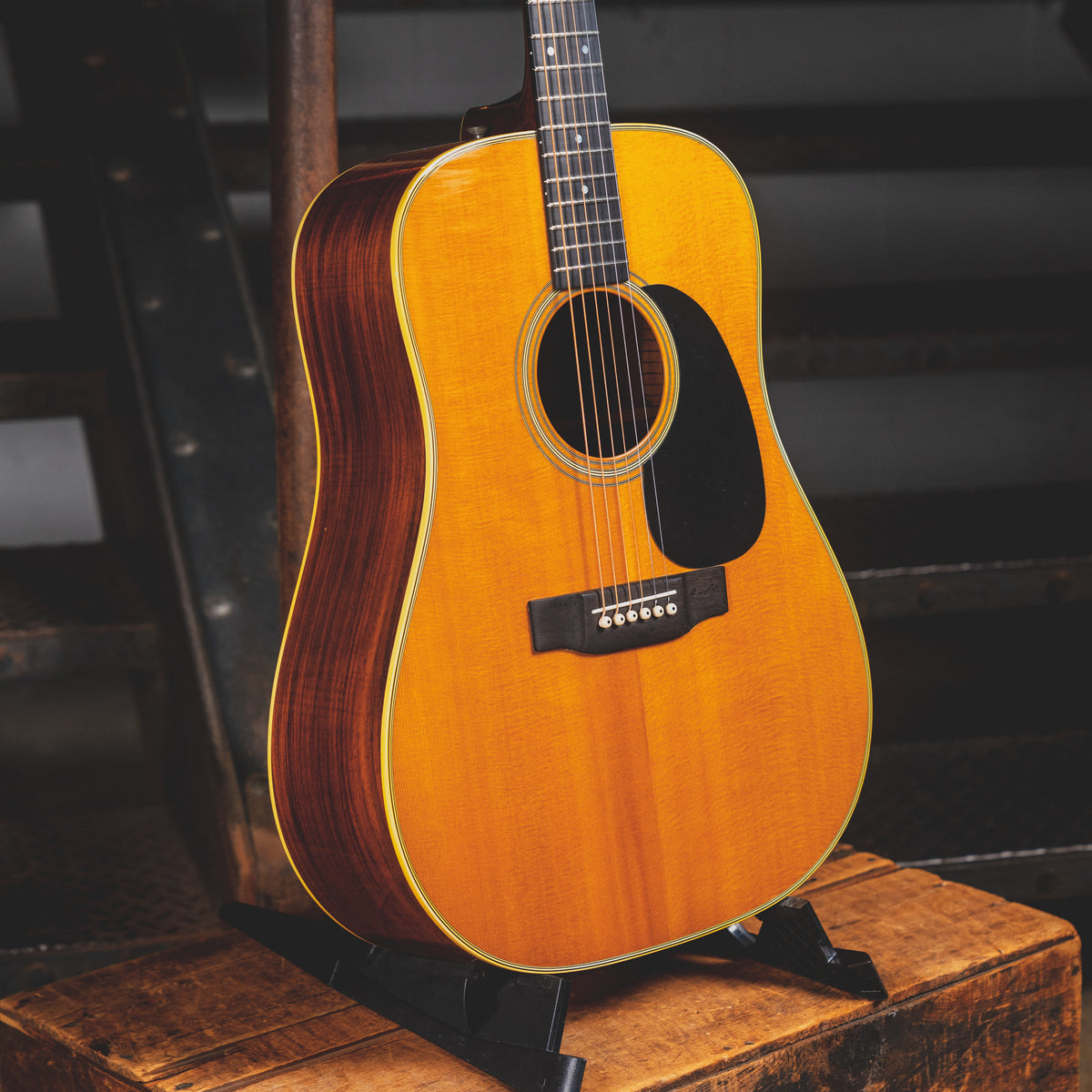 Martin 1973 D-28 Acoustic Guitar, Natural With OHSC - Used