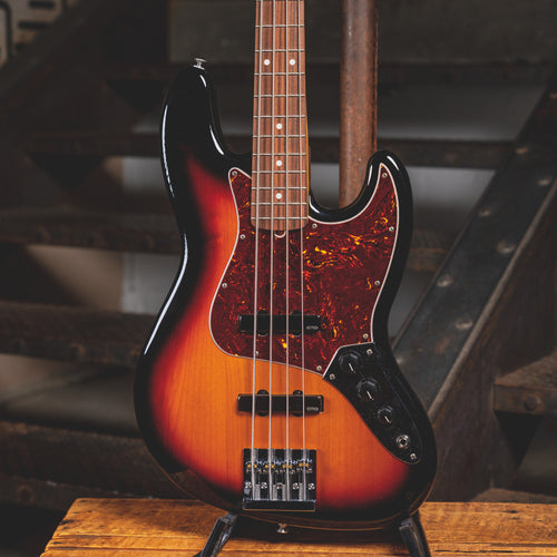 2019 Fender Player Jazz Bass, Sunburst with Hard Case - Used