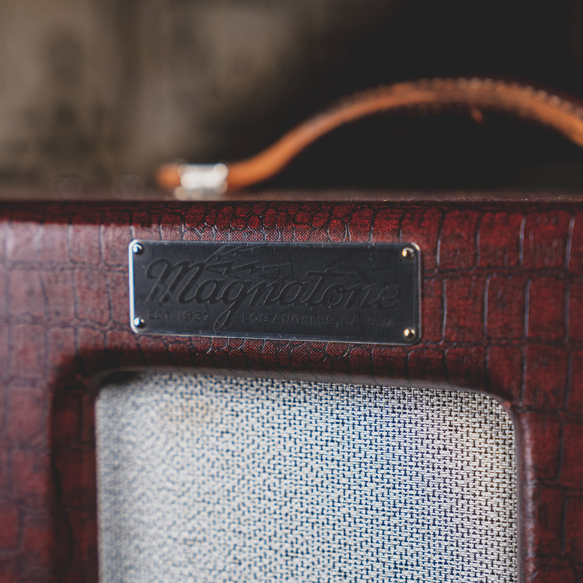 Magnatone 2012 Varsity Cathedral Combo Amplifier, Burgundy - Used