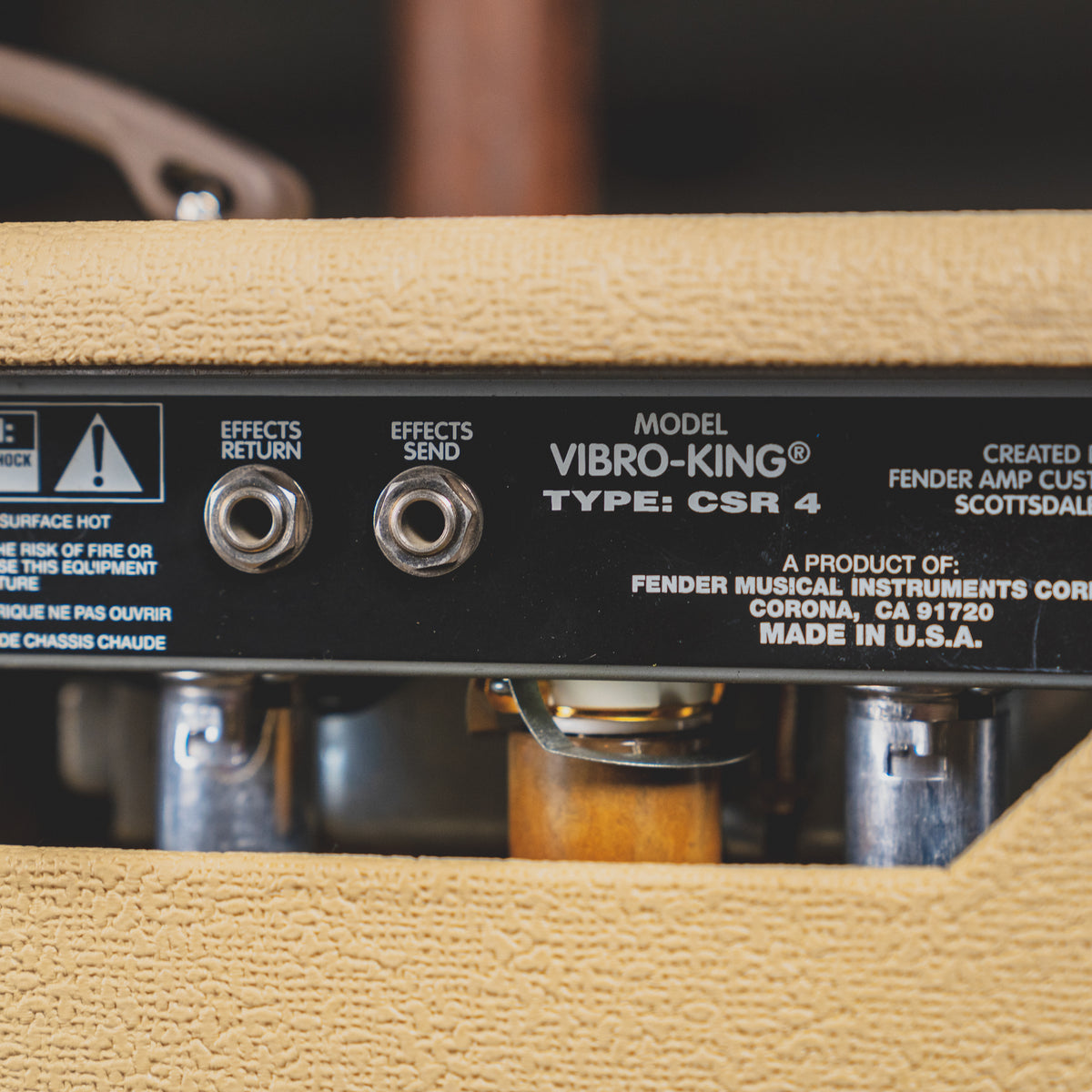 2000 Fender Vibro King 3x10 Combo Amplifier with Slipcover - Used