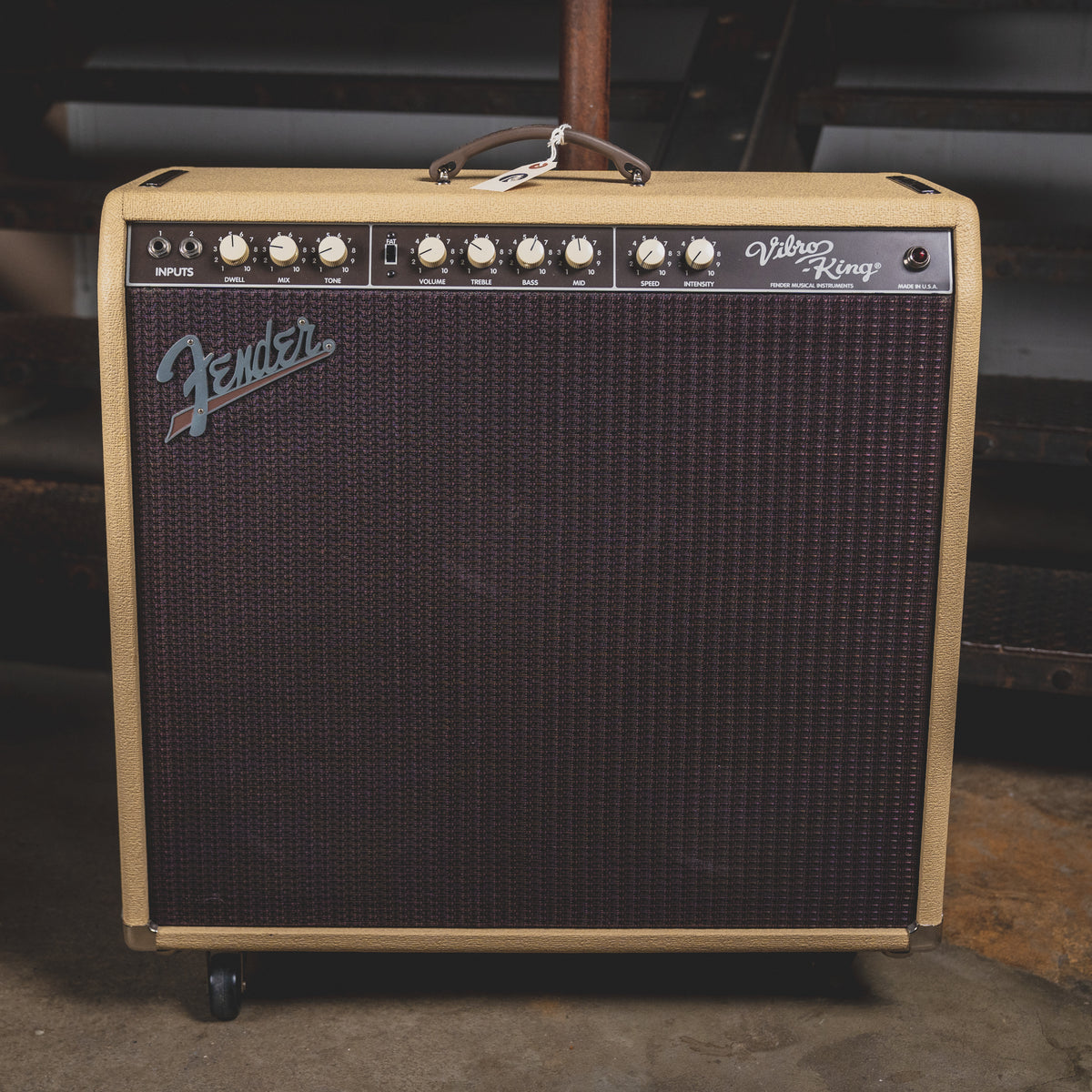 2000 Fender Vibro King 3x10 Combo Amplifier with Slipcover - Used