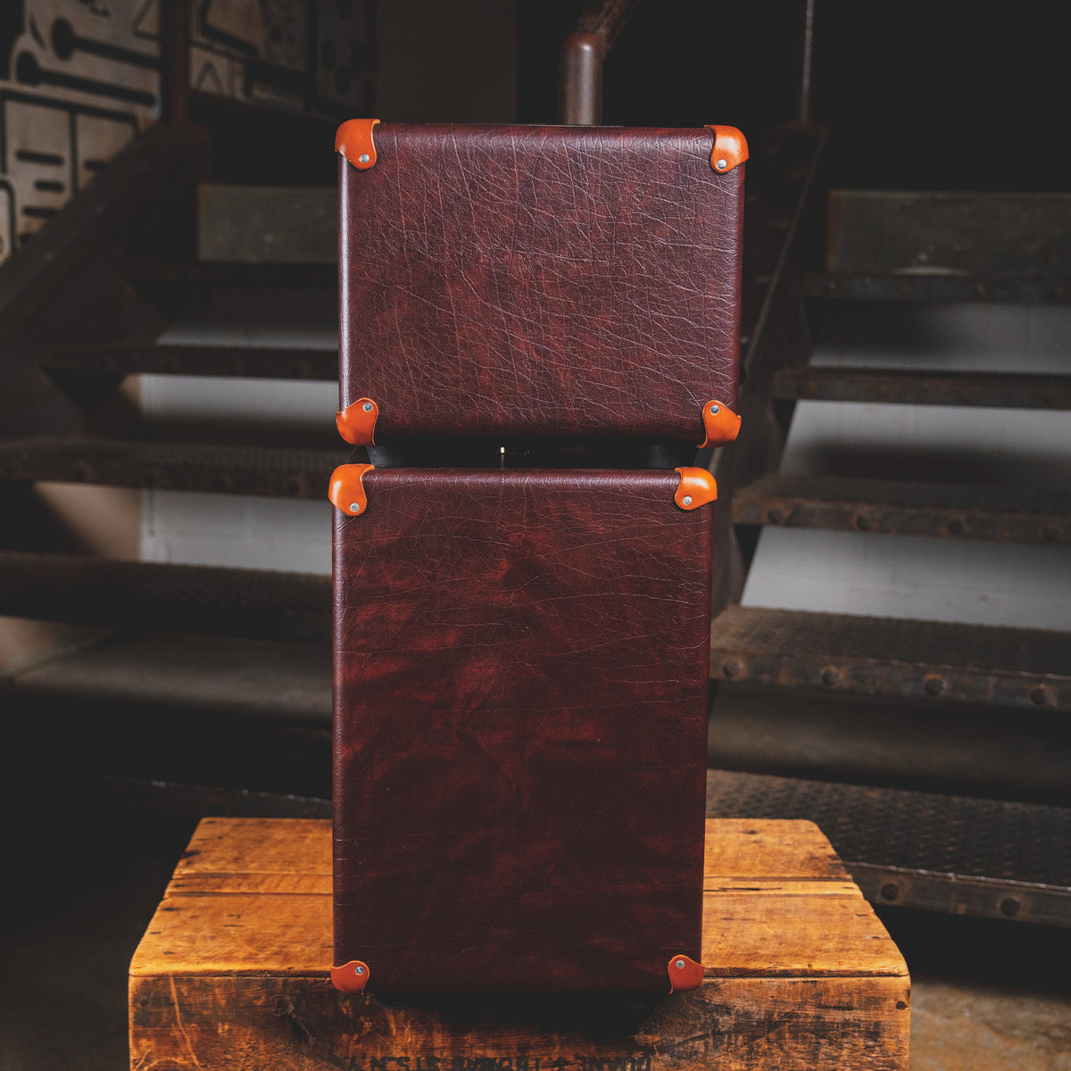 2014 Mesa Boogie Express 50 Amplifier Head and Matching 1x12" Cabinet, British Cabernet Bronco - Used