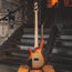 2021 Ibanez SR300E Standard Electric Bass Guitar Champagne Burst w/ Gig Bag - Used