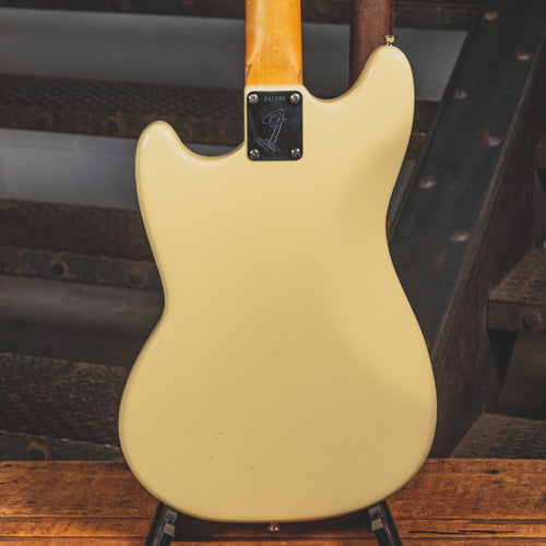 1969 Fender Mustang Olympic White Electric Guitar w/ OHSC - Vintage