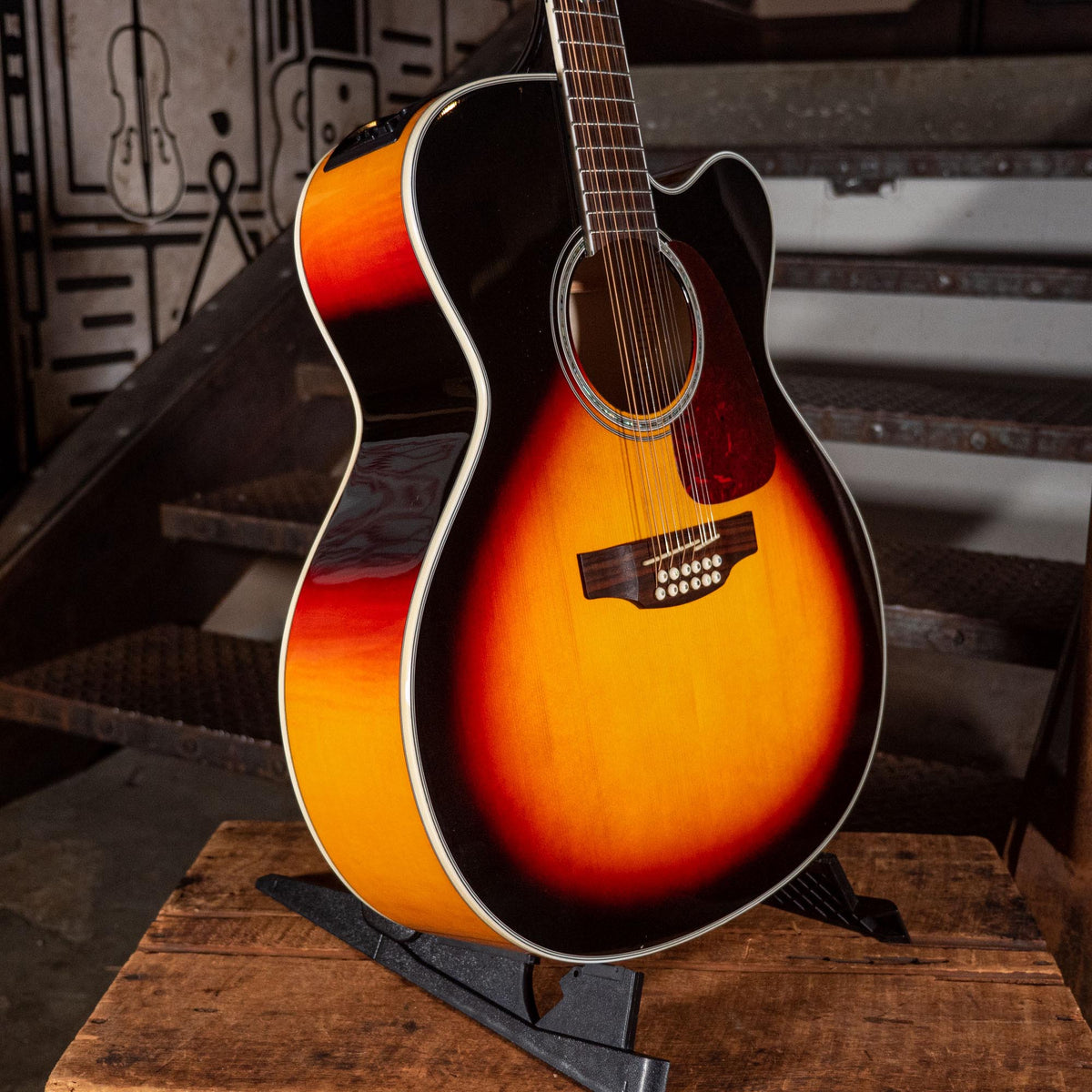 Takamine GJ72CE-12 12-String Acoustic Guitar, Sunburst w/HSC - Used