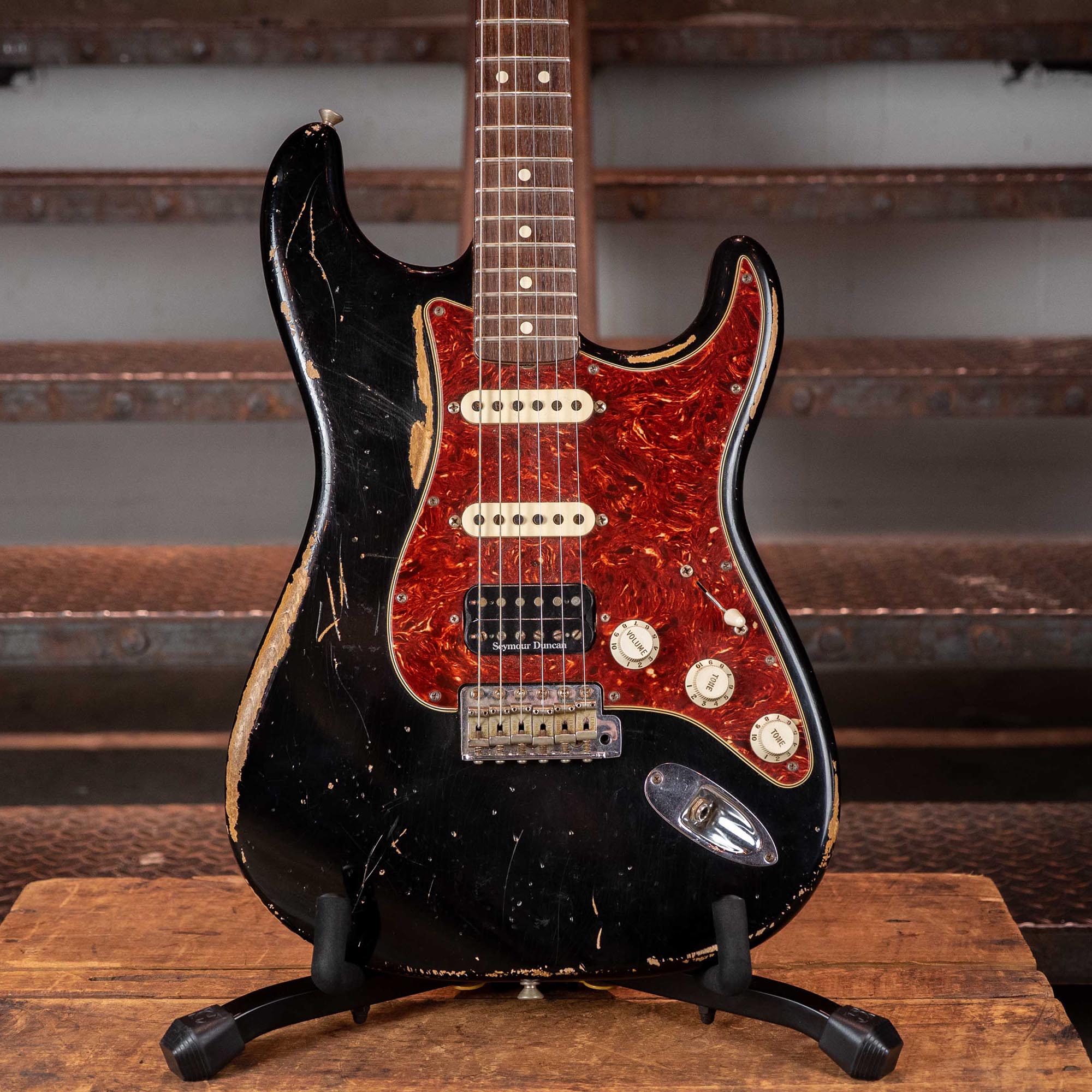 Fender Custom Shop 2012 Limited '63 Strat Relic Black With OHSC