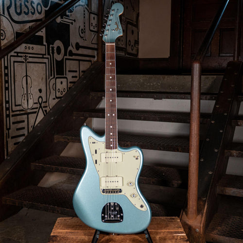 Fender 2017 '65 Jazzmaster Firemist Silver Wildwood Thin Skin With OHSC - Used