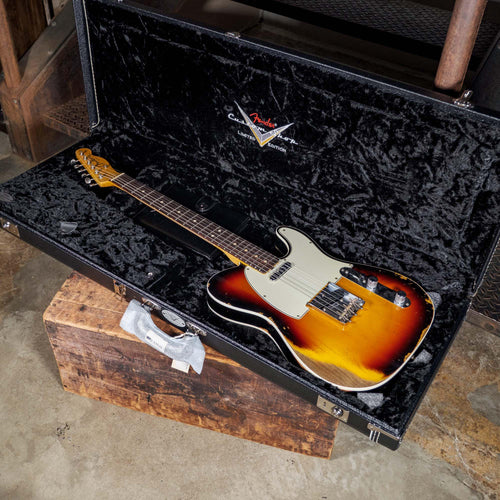 Fender Custom Shop 2019 Wildwood 10 '62 Telecaster Custom 3 Color Sunburst With OHSC - Used