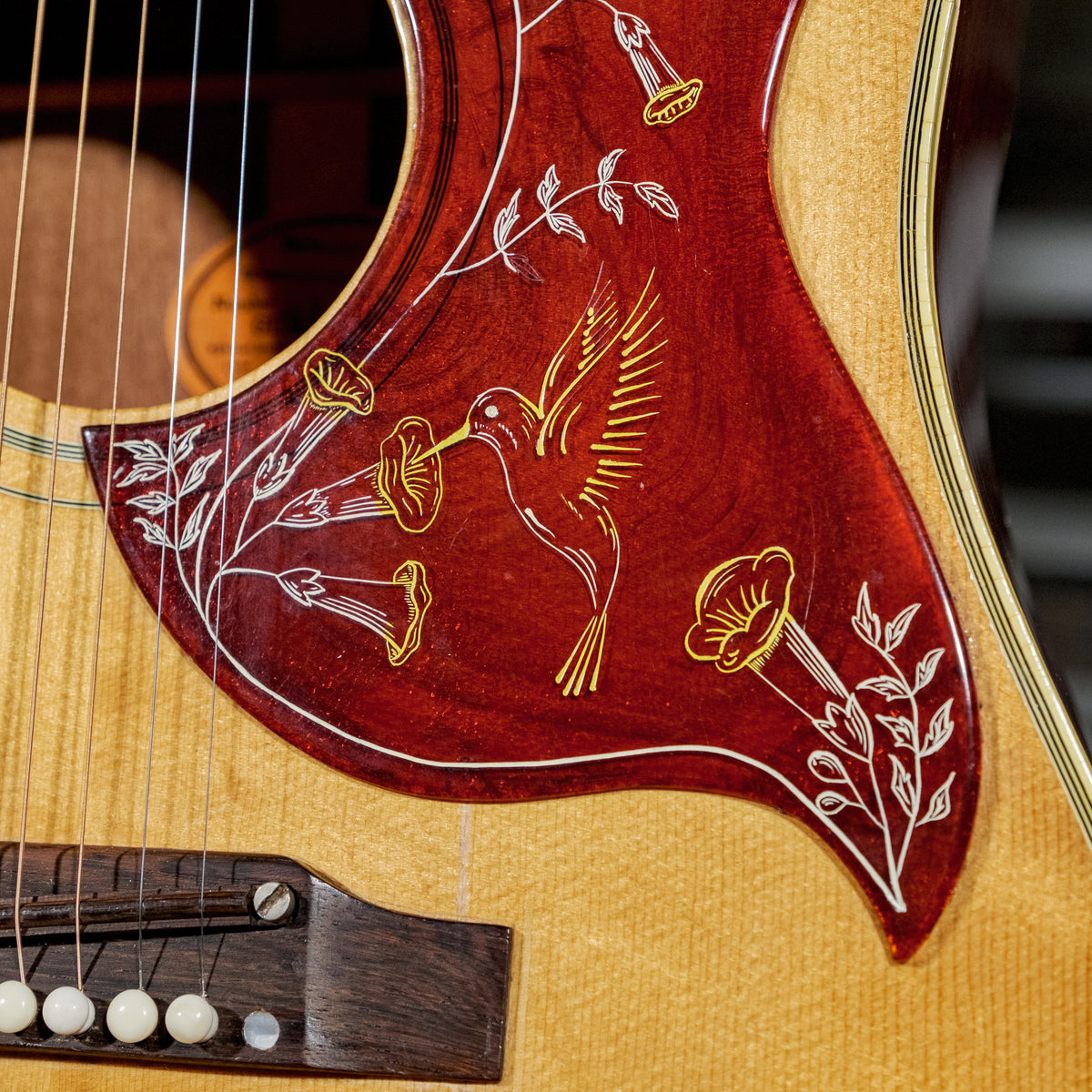 Gibson 1967 Vintage Hummingbird Natural With HSC - Used