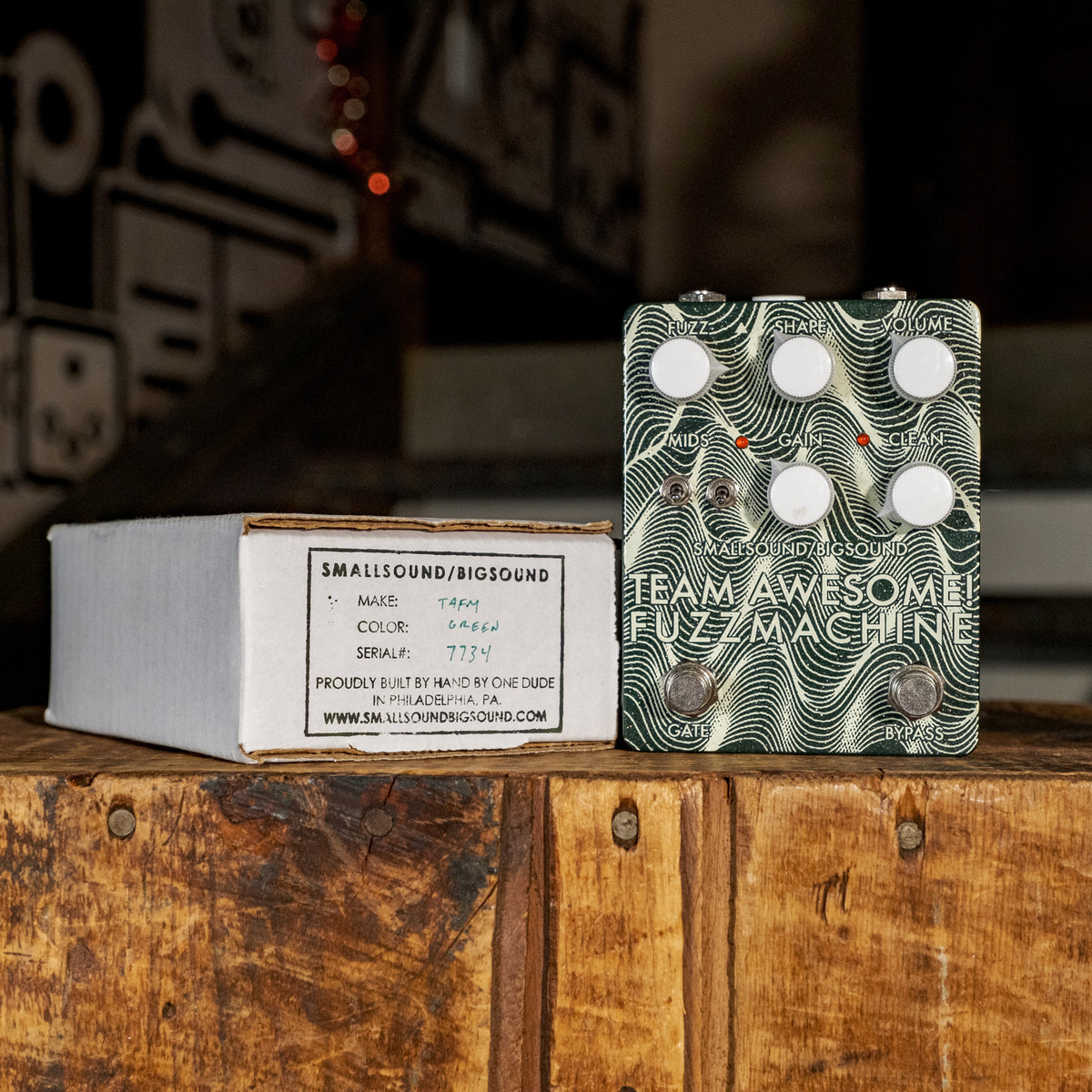 Smallsound Team Awesome Fuzz Machine Green - Used