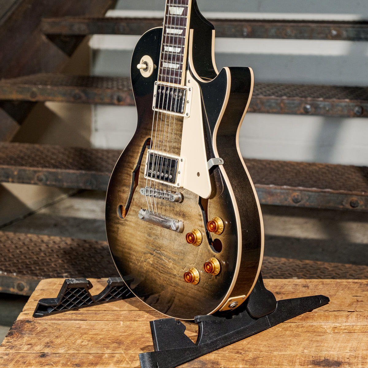 Gibson Custom 2015 ES Les Paul Cobra Burst With HSC - Used