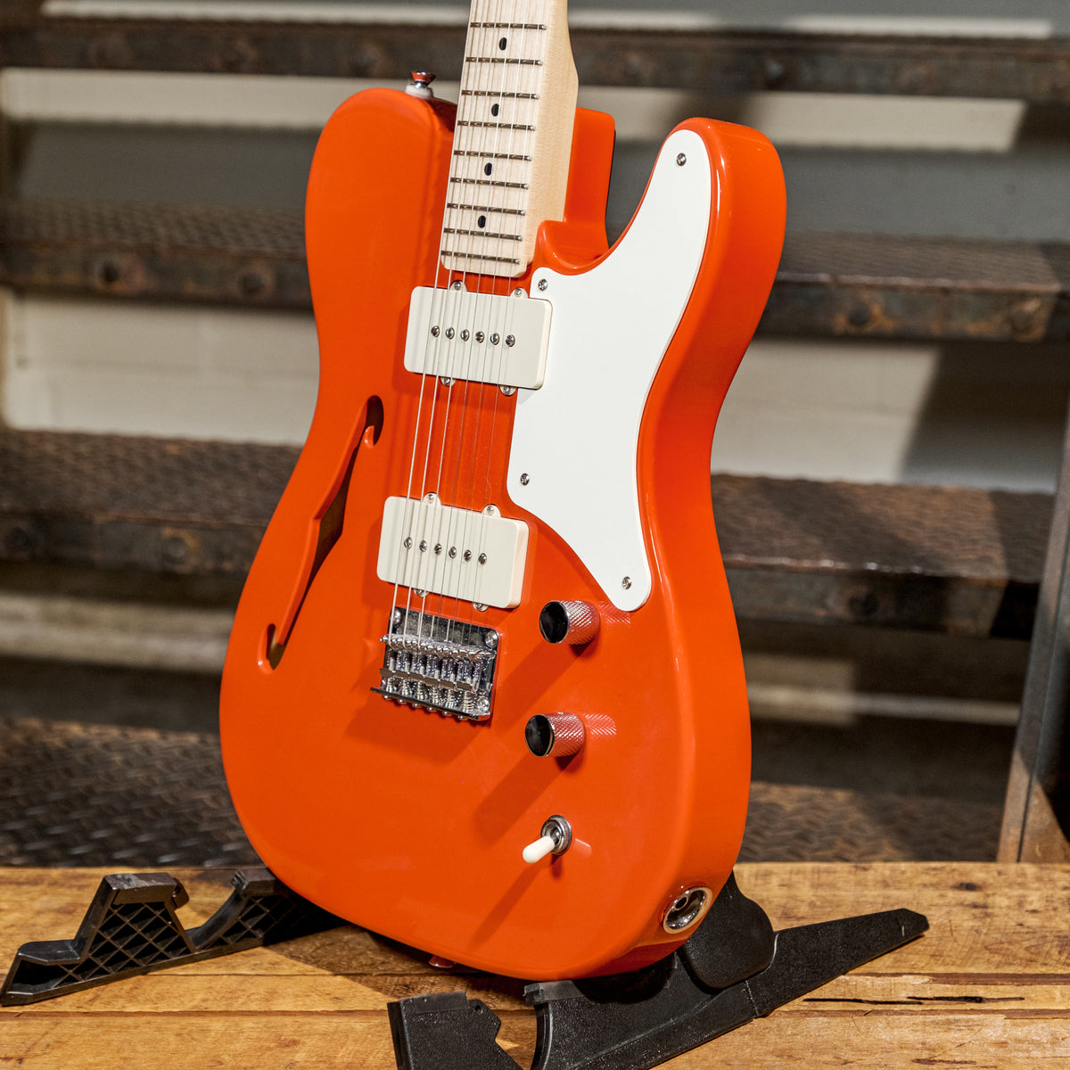 Squier Paranormal Cabronita Thinline Telecaster Fiesta Red - Used