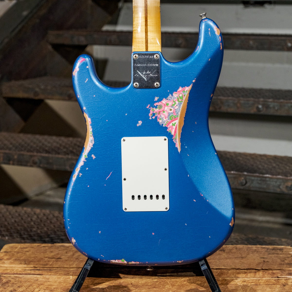 Fender Custom Shop 2016 '57 Stratocaster Heavy Relic Lake Placid Blue Over Pink Paisley - Used