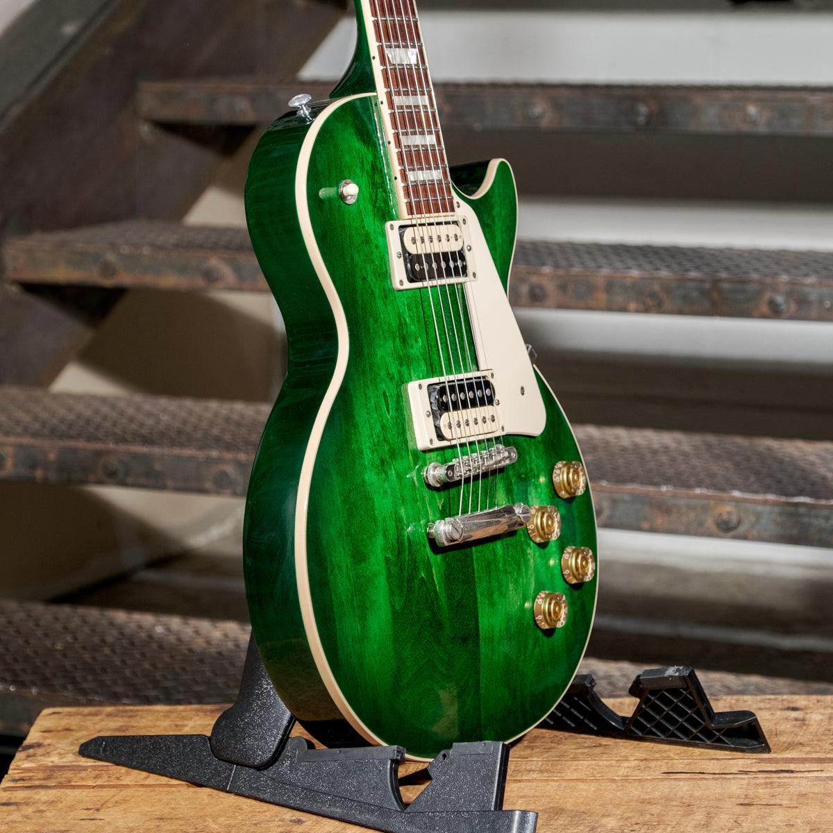 Gibson 2017 Les Paul Classic Green Ocean Burst With OHSC - Used