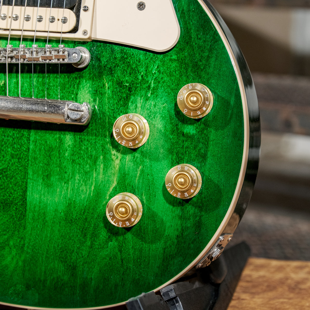 Gibson 2017 Les Paul Classic Green Ocean Burst With OHSC - Used