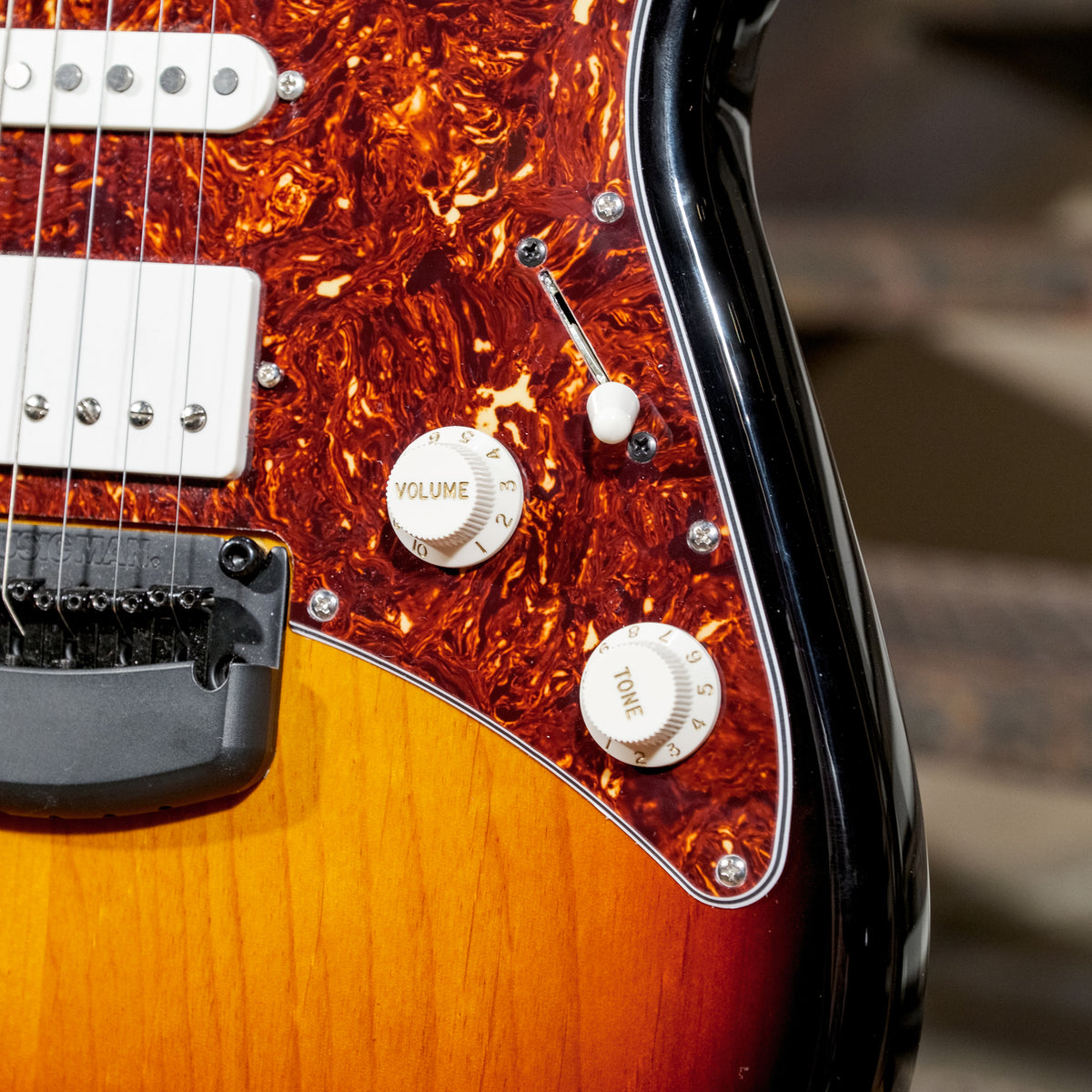 Music Man 2019 Cutlass HSS Vintage Sunburst With HSC - Used