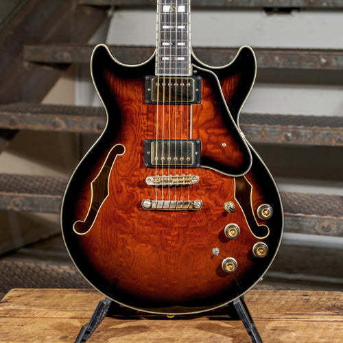 Ibanez 2019 Artstar AM153QA, Dark Brown Sunburst With Case - Used