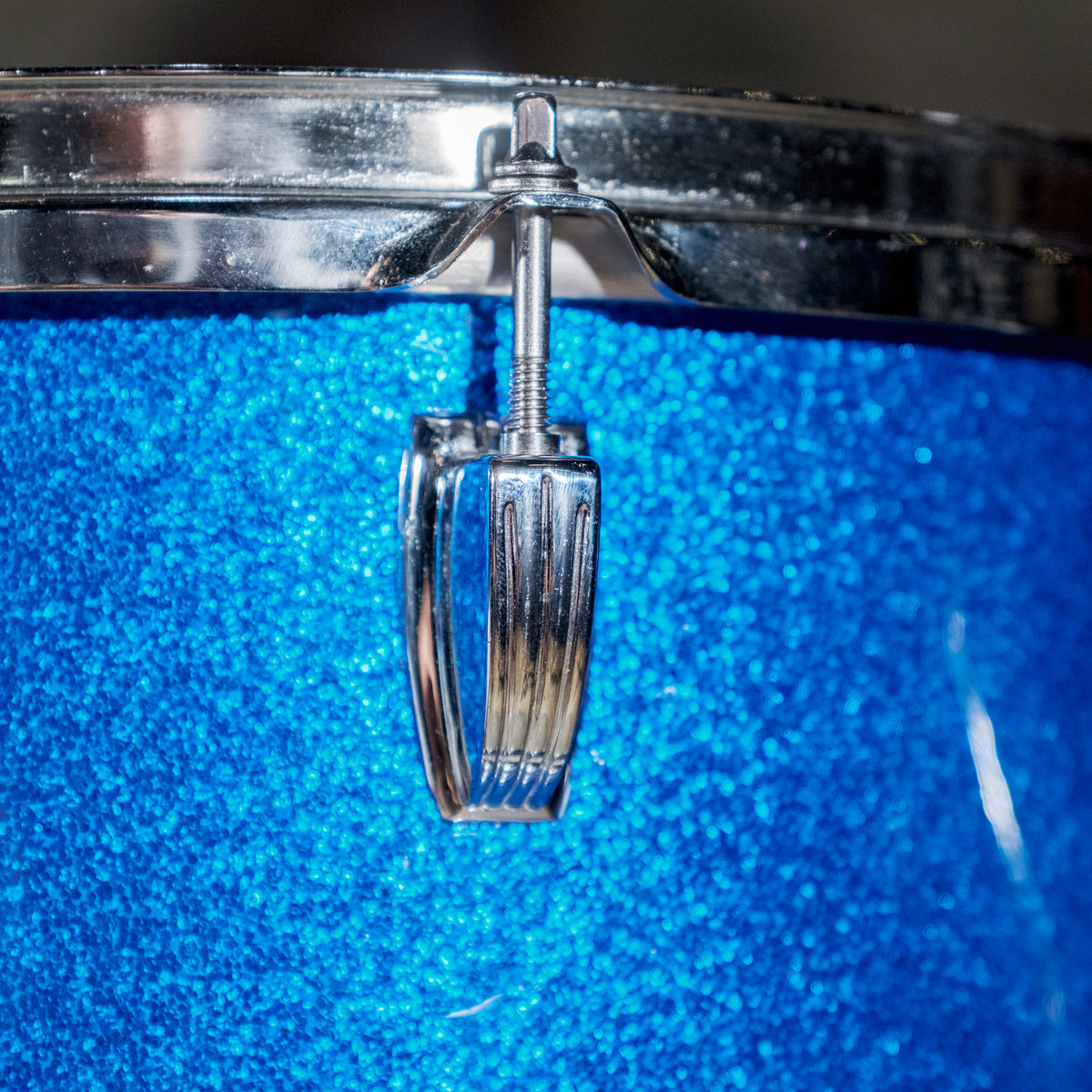Ludwig 1967 Jazzette 3 Piece Kit Sparkle Blue, 18x14, 14x14, 12x8 - Used