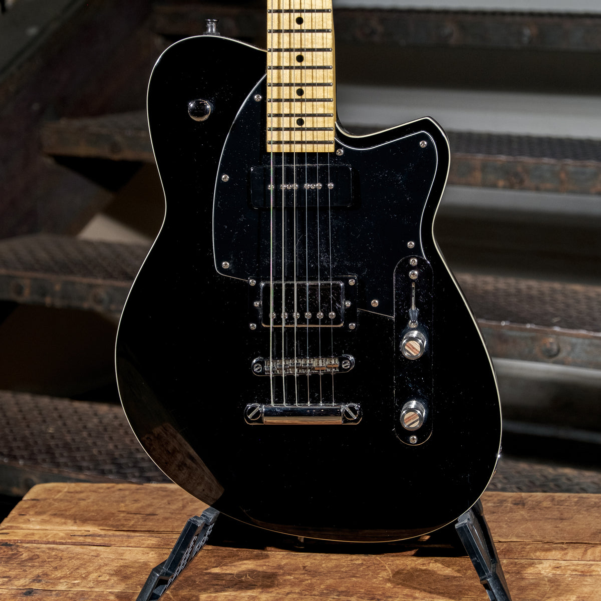 Reverend 2015 Double Agent OG Midnight Black With Hard Case - Used