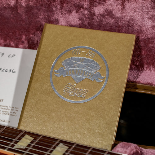 Gibson Custom 2019 60th Anniversary 1959 Les Paul Dark Cherry Burst With OHSC - Used