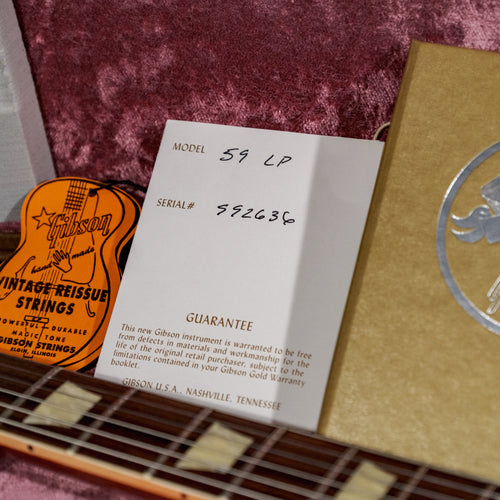 Gibson Custom 2019 60th Anniversary 1959 Les Paul Dark Cherry Burst With OHSC - Used