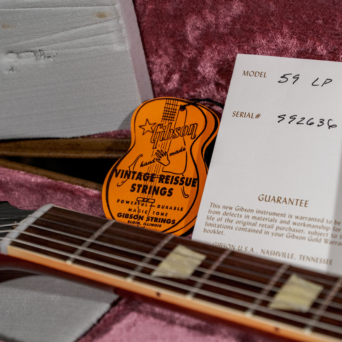 Gibson Custom 2019 60th Anniversary 1959 Les Paul Dark Cherry Burst With OHSC - Used