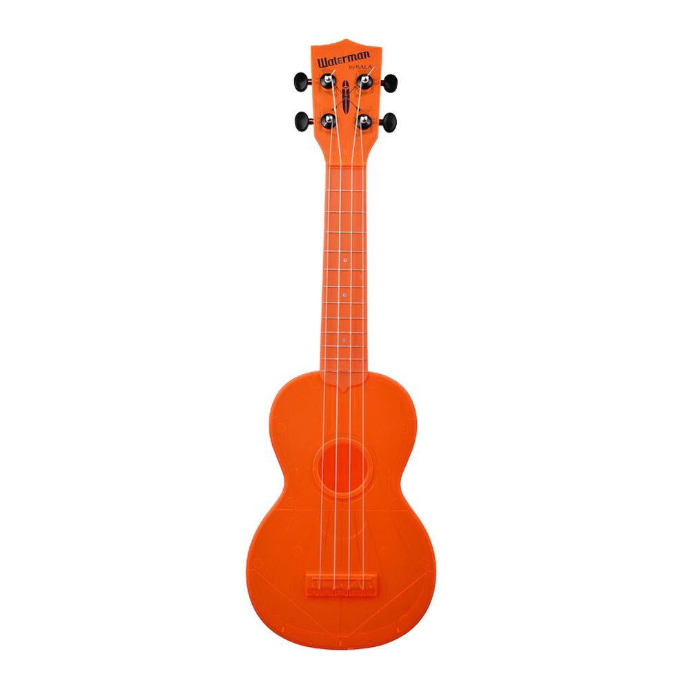 Kala Waterman Soprano Ukulele - Fluorescent/Gloss Orange
