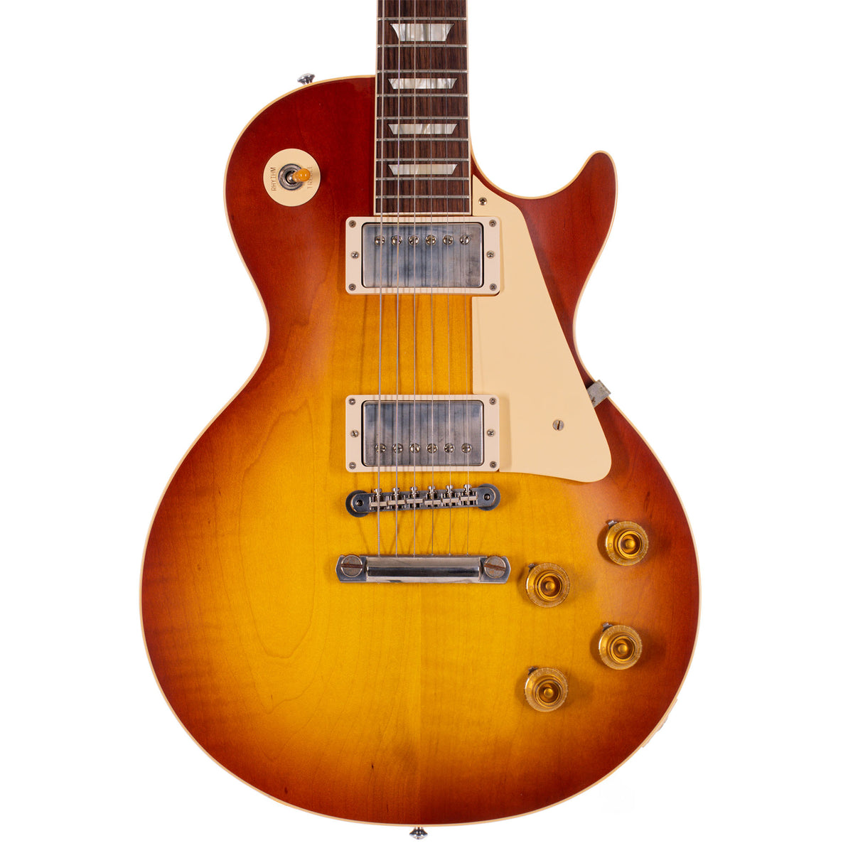 Gibson Custom '58 Les Paul Standard Washed Cherry Sunburst, Bolivian Rosewood, VOS NH