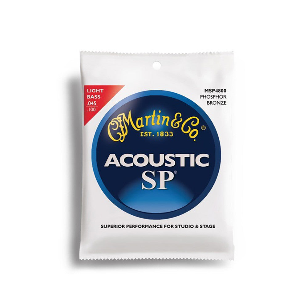 Martin Acoustic SP Bass Strings, .45-.100 Light, 92/8 Bronze