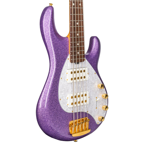 Music Man Stingray Special 5 HH, Rosewood Fingerboard, Amethyst Sparkle Finish Bass Guitar