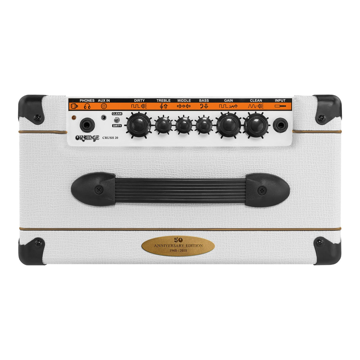 Orange Crush 20 50th Anniversary Combo Amp, White Tolex