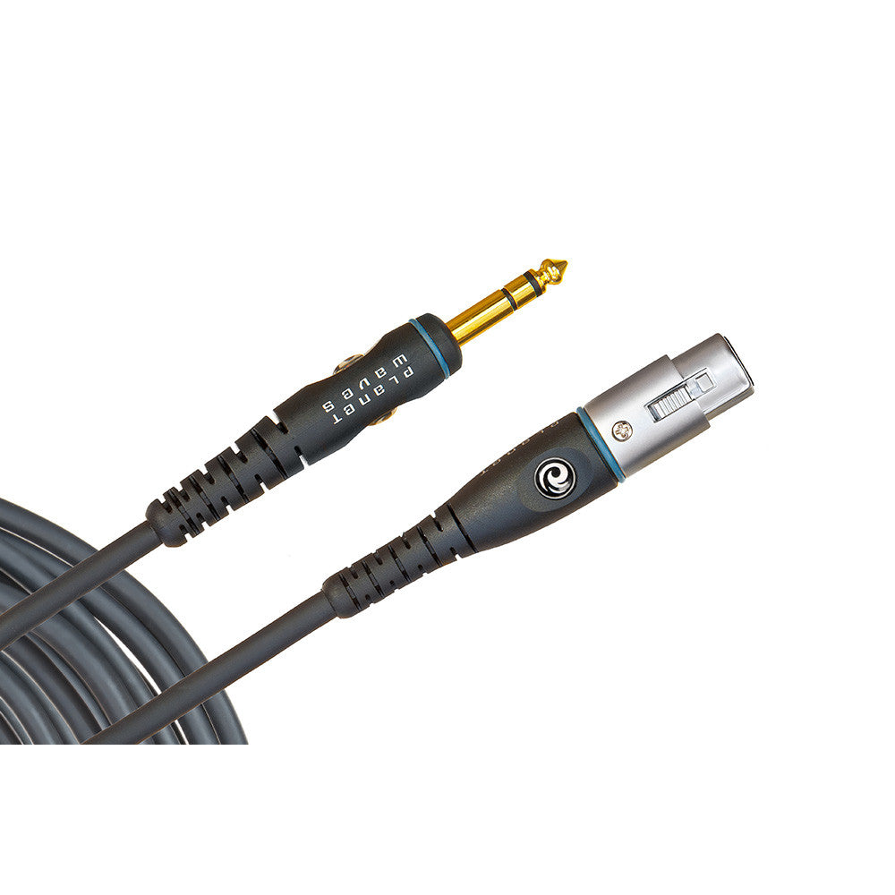 D'Addario 10' XLR Female To 1/4 Inch Custom Series Microphone Cable