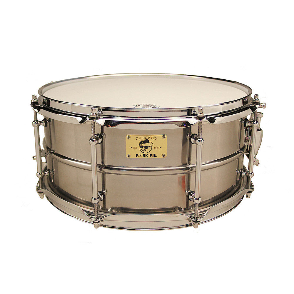 Pork Pie 6.5x14" Pig Iron Snare - Raw