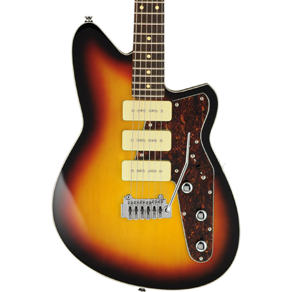 Reverend Jetstream 390 With Wilkinson Tremolo - 3-Tone Burst