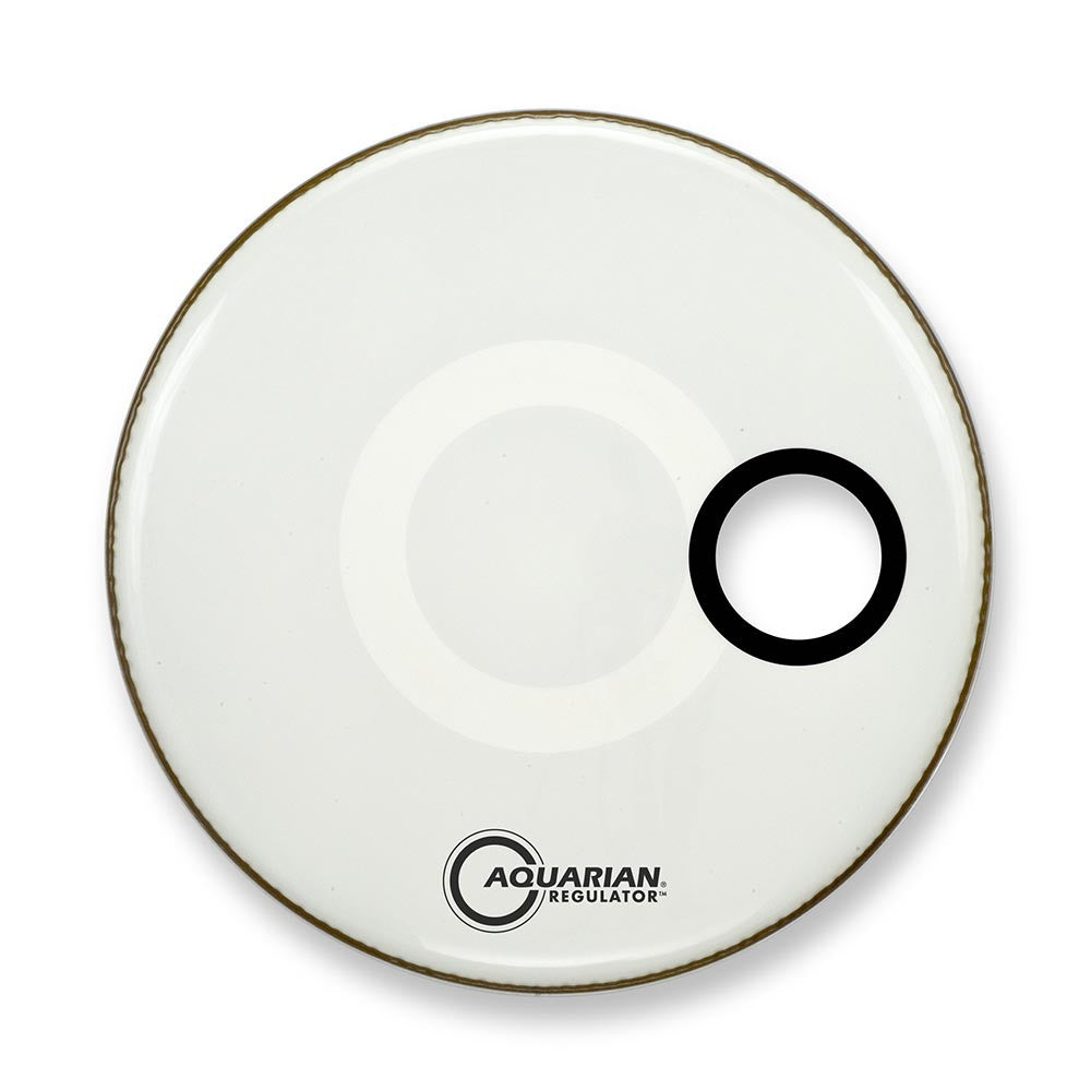 Aquarian 20" Regulator Front Resonant Bass Head - White