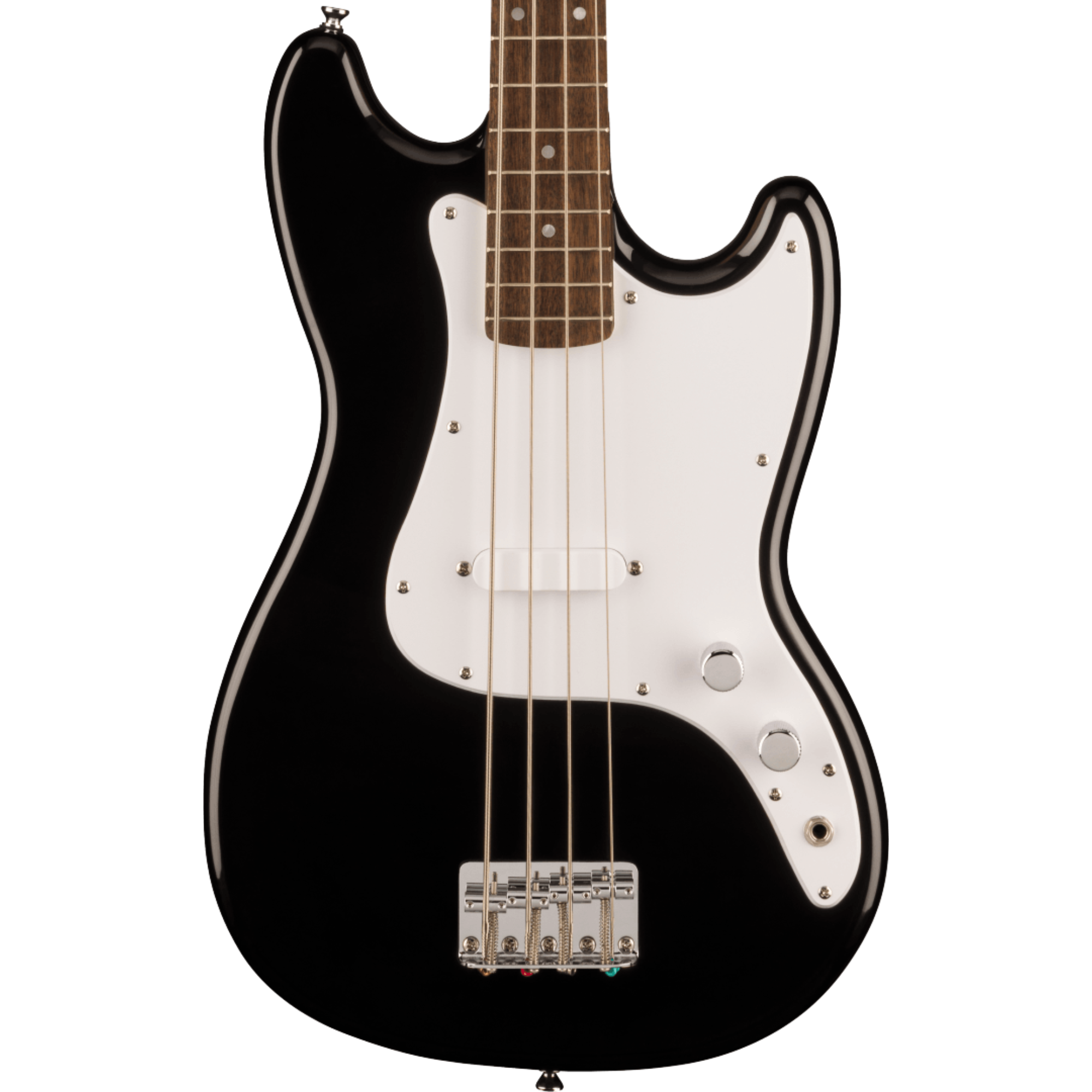 Squier Sonic Bronco Bass, Laurel Fingerboard, White Pickguard, Black B