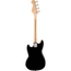 Squier Sonic Bronco Bass, Laurel Fingerboard, White Pickguard, Black Bass Guitar