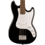 Squier Sonic Bronco Bass, Laurel Fingerboard, White Pickguard, Black Bass Guitar